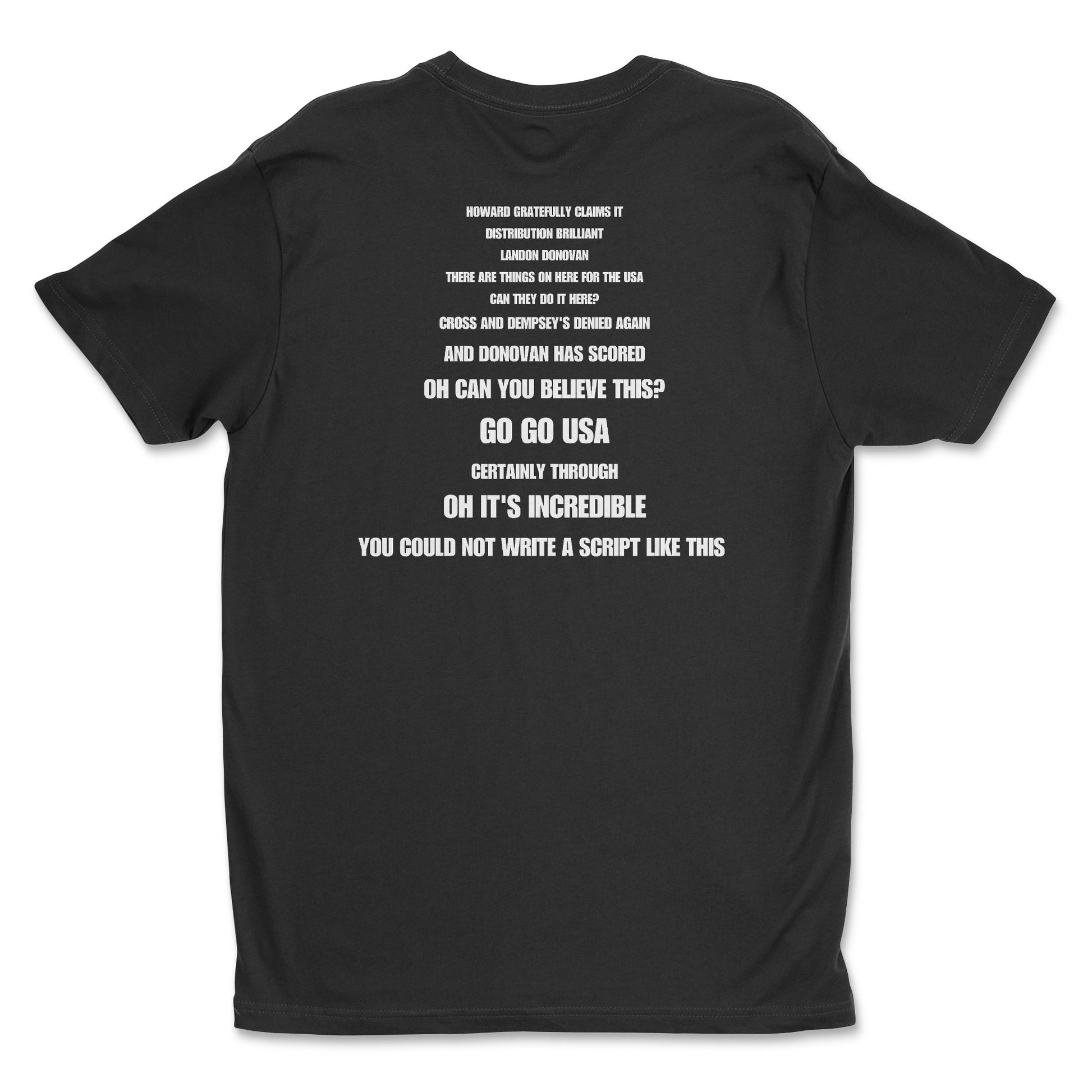 go go usa - american made t-shirts - black colors