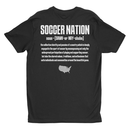 american soccer black streetwear - soccer nation
