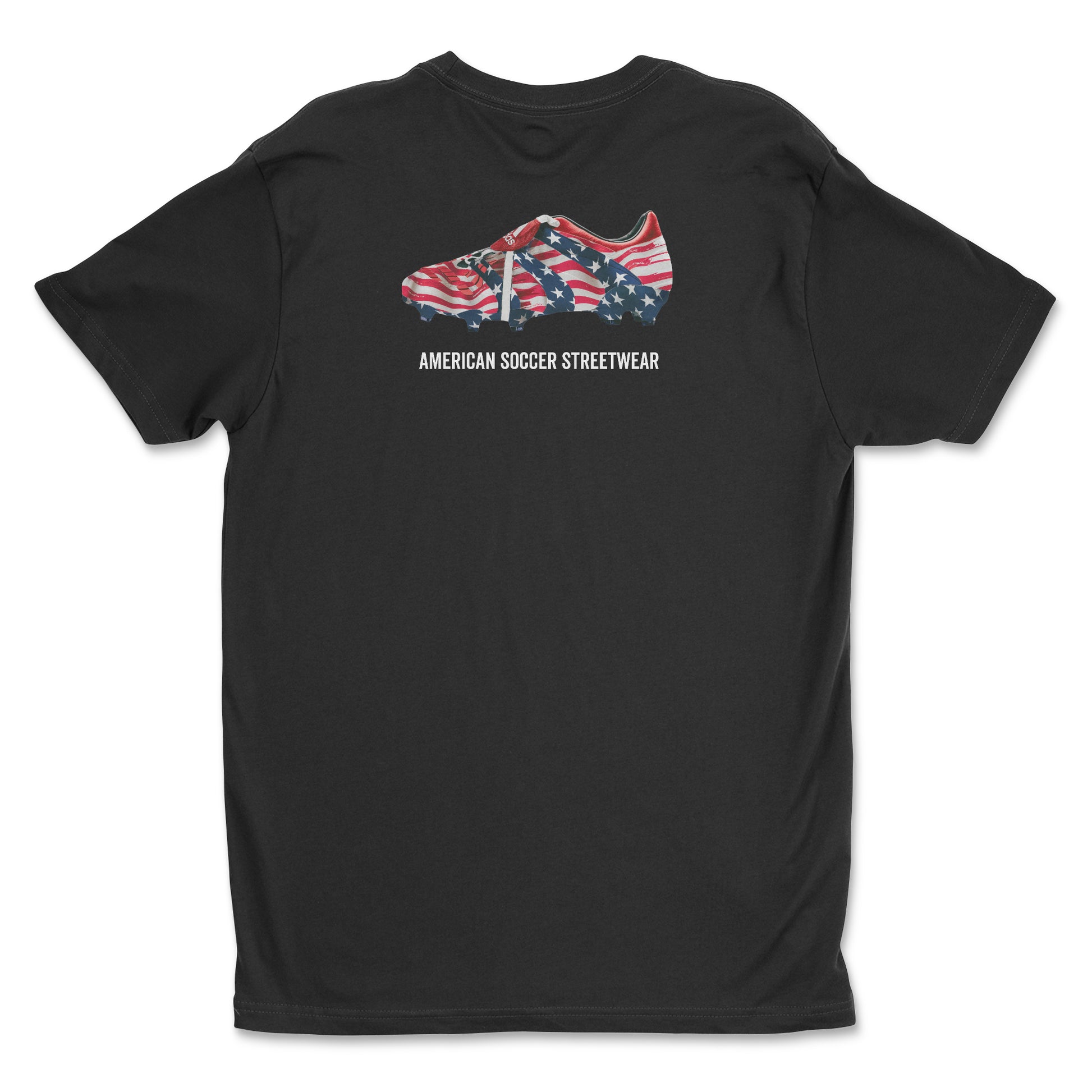 black custom tee shirts with photos - american soccer cleats