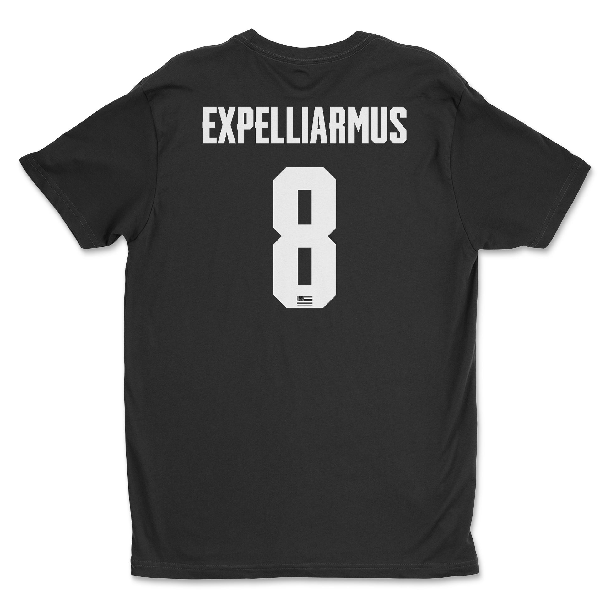 expelliarmus - black designer t-shirt